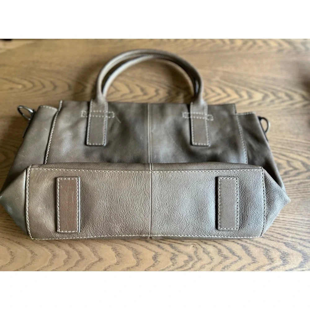 Frye & Co Sellina Artisan Satchel Stone Leather NWT